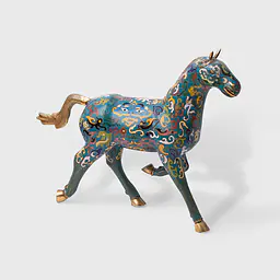 Running horse wooden - Master